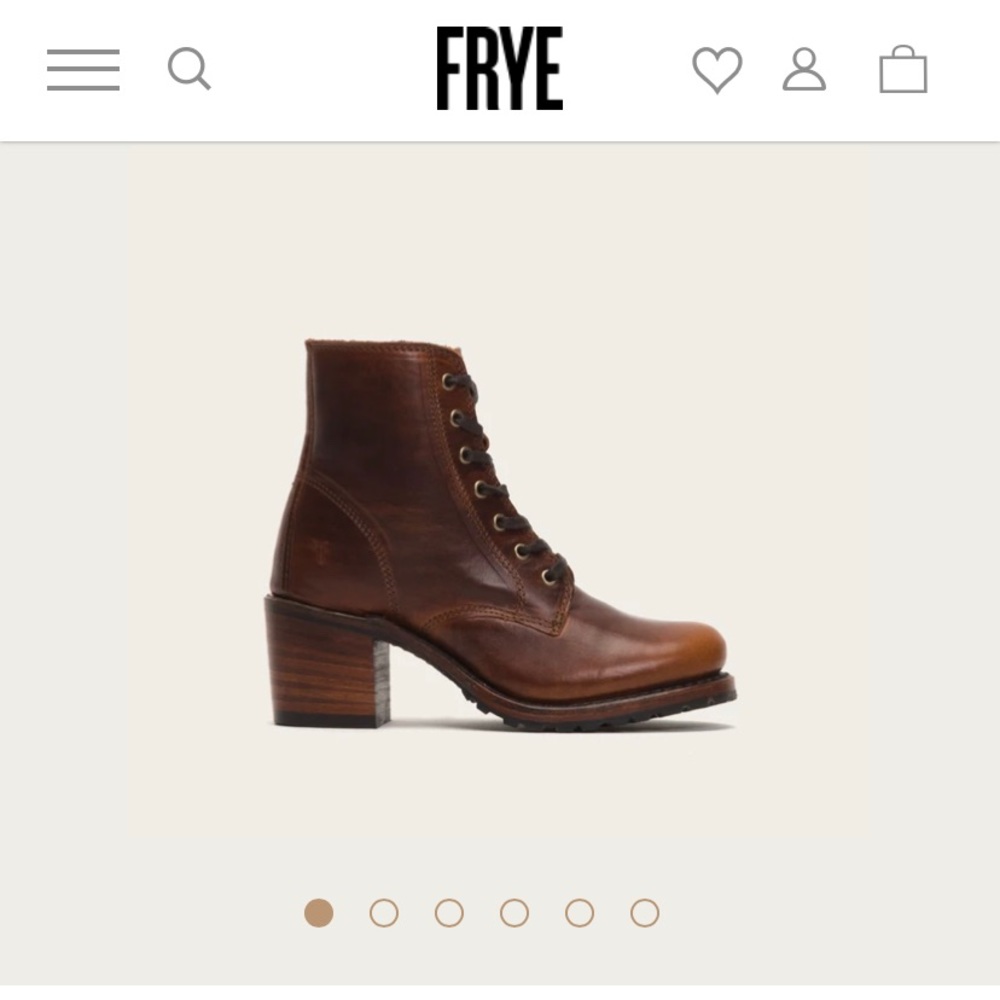 Frye Sabrina 6G lace-up boots